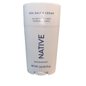 Native Deodorant Sea Salt & Cedar Aluminum Free 2.65 oz